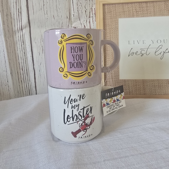 Friends Mug Set - Purple and White - Picture 1 of 4